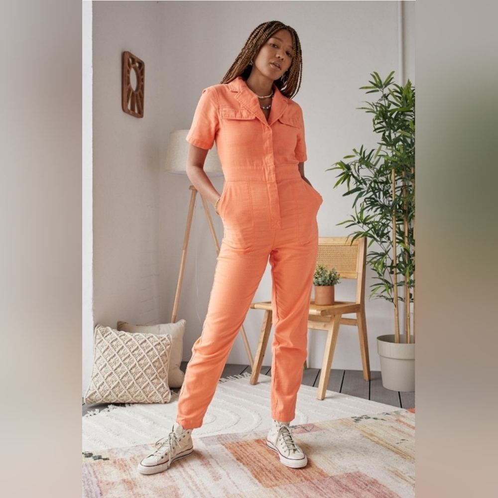 Urban Outfitters Orange Jumpsuit onesie XS EUC